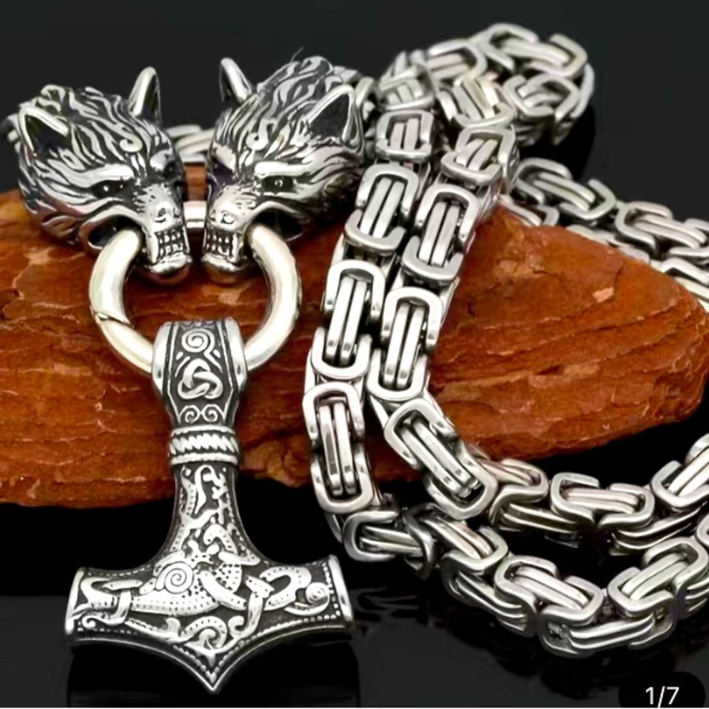 Thor Viking Stainless Steel Necklace